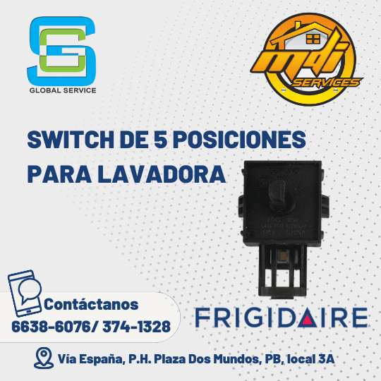 SWITCH LAVADORA FRIGIDAIRE 137052700